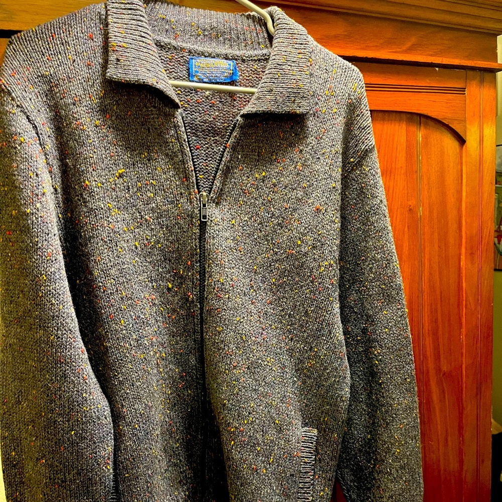Pendleton full zip wool sweater *vintage*
